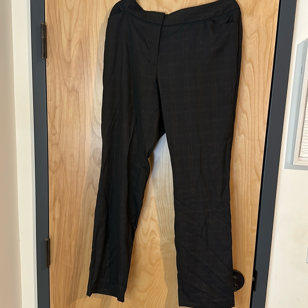 Brown modern fit bootcut pant